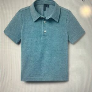 Janie & Jack Blue Slub Polo, 8